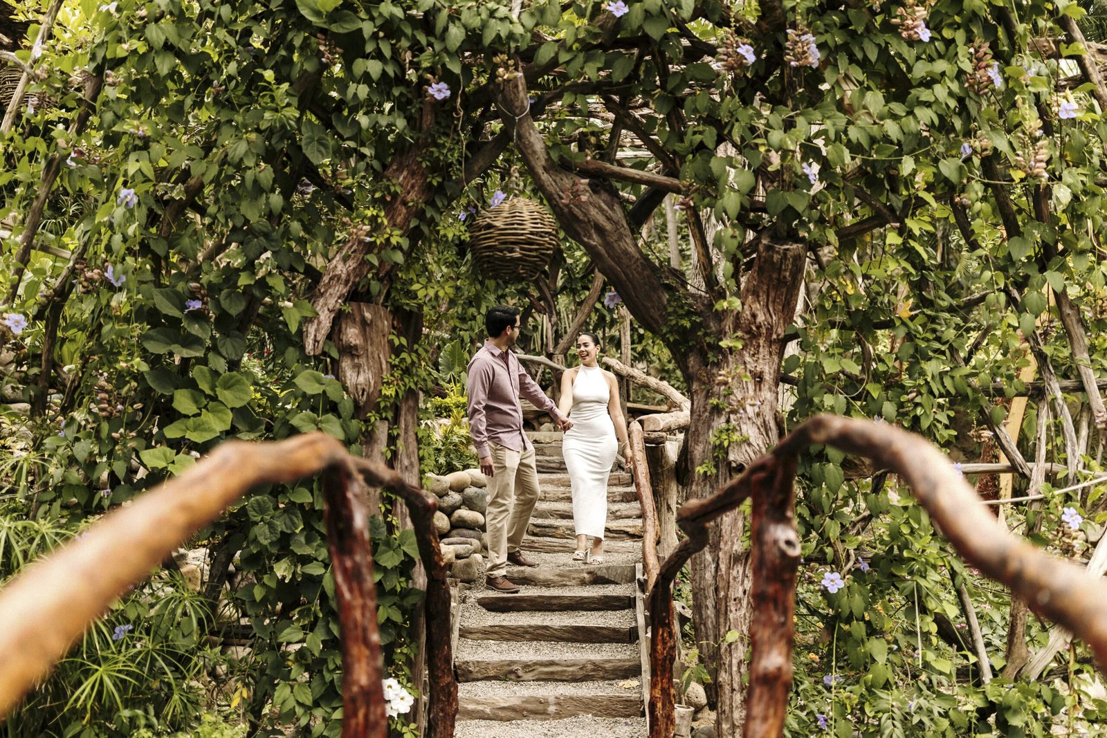 pareja arco
